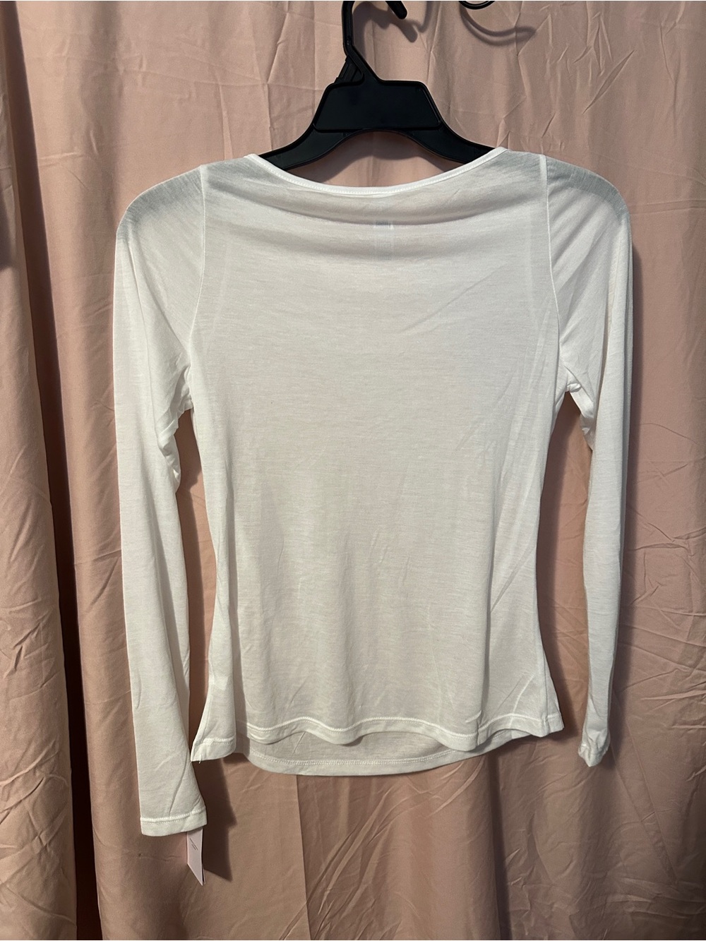 Auden White Long Sleeve Crewneck Top - Picture 5 of 5